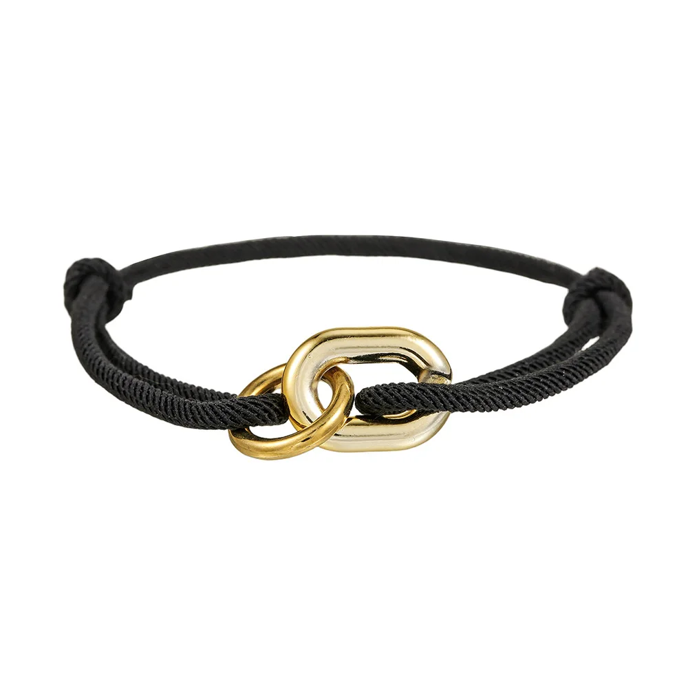 Böhmisches farbiges geflochtenes Seilarmband, Retro, schlicht, mit CCB-Verschluss, Herrenarmband, modischer Partyschmuck, Accessoires – Detail 5