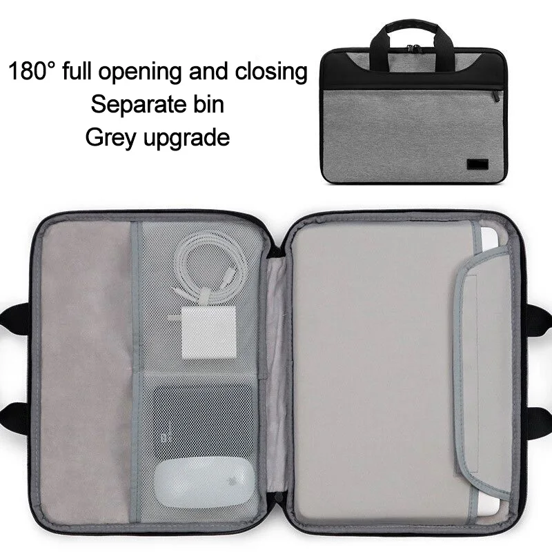 For Macbook,Lenovo ,ASUS,HP Computer Handbag 14 15 inch Briefcase Crossbody Laptop Bag Waterproof Notebook Case Sleeve