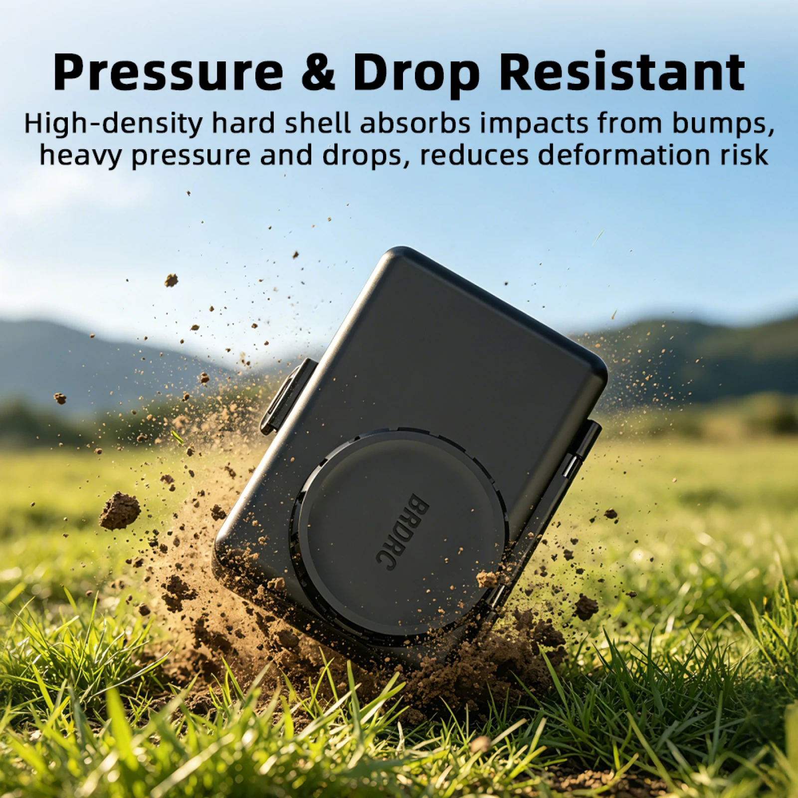 

Portable Storage Box for DJI Action 3/4/5 PRO/Action 6 Camera Travel Carrying Case Dust-Proof Protective Cover with Wrist Strap