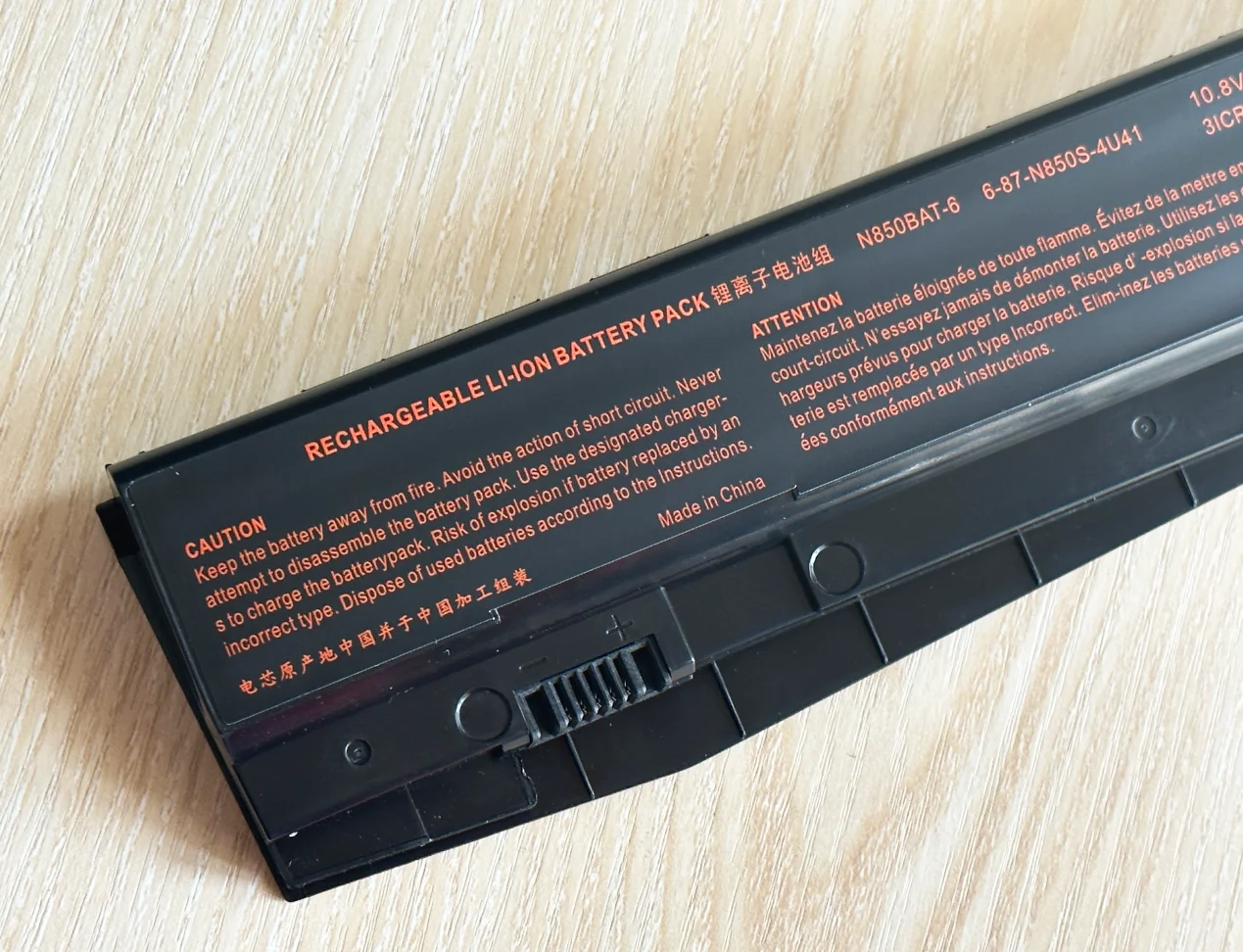 N850BAT-6 Laptop Battery for Clevo Z6-KP5GT Z7M-KP7G1 T58-T1 T6TI N870HJ Series 6-87-N850S-6E71 6-87-N850S-4U41