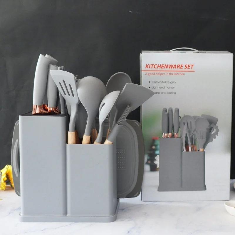 

Knife Set Home Soup Spoon Silicone Cookware Nonstick Silicone Spatula and Silicone Spatula