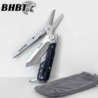 BHBT 6 In 1 Multitool Scissors Detachable Knife Outdoor Folding Knife Screwdriver Multifunction Pocket EDC Multi Tools