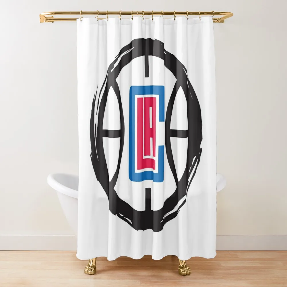 

Clippers-struggling match Shower Curtain Bathroom Accessory Cute Shower Shower Set Curtain