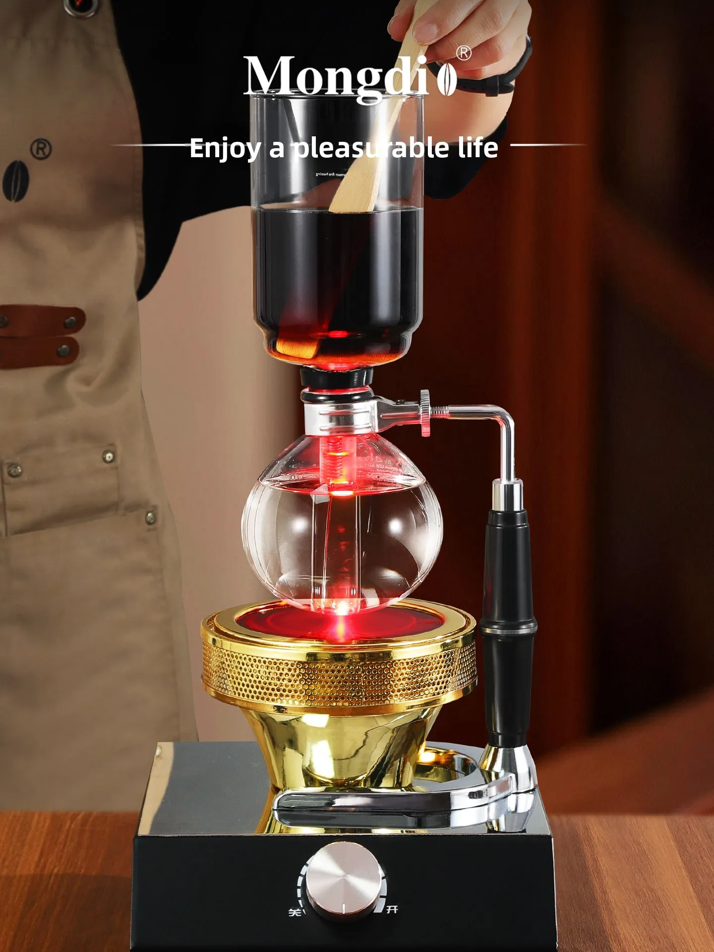 mongdio-siphon-coffee-pot-set-small-home-use-coffee-er-distillation-pot-light-wave-oven-glass-material-coffee-brewing-tool