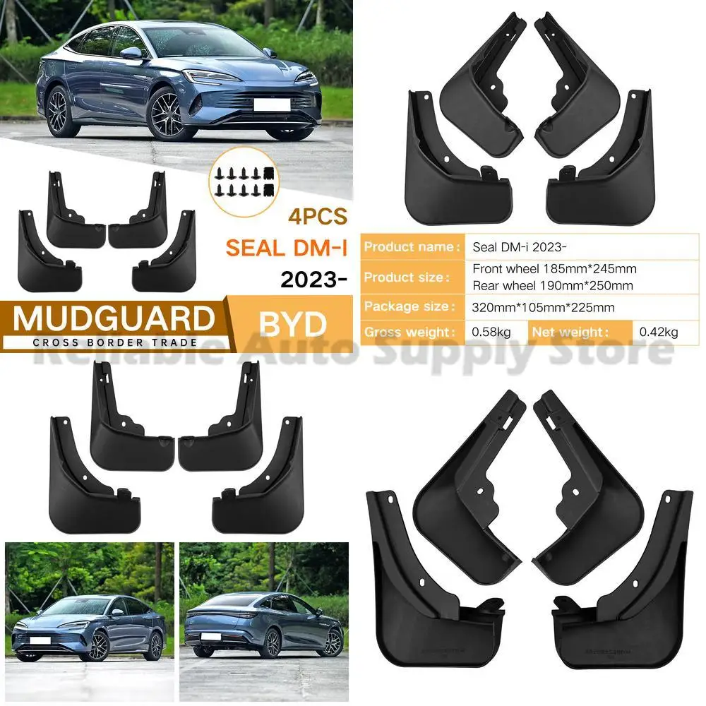 

For BYD Seal DM i 2023 2024 Mud Flaps Fender Trim Auto Accessories Wholesale Direct from Factory Premium Quality Durable Protect