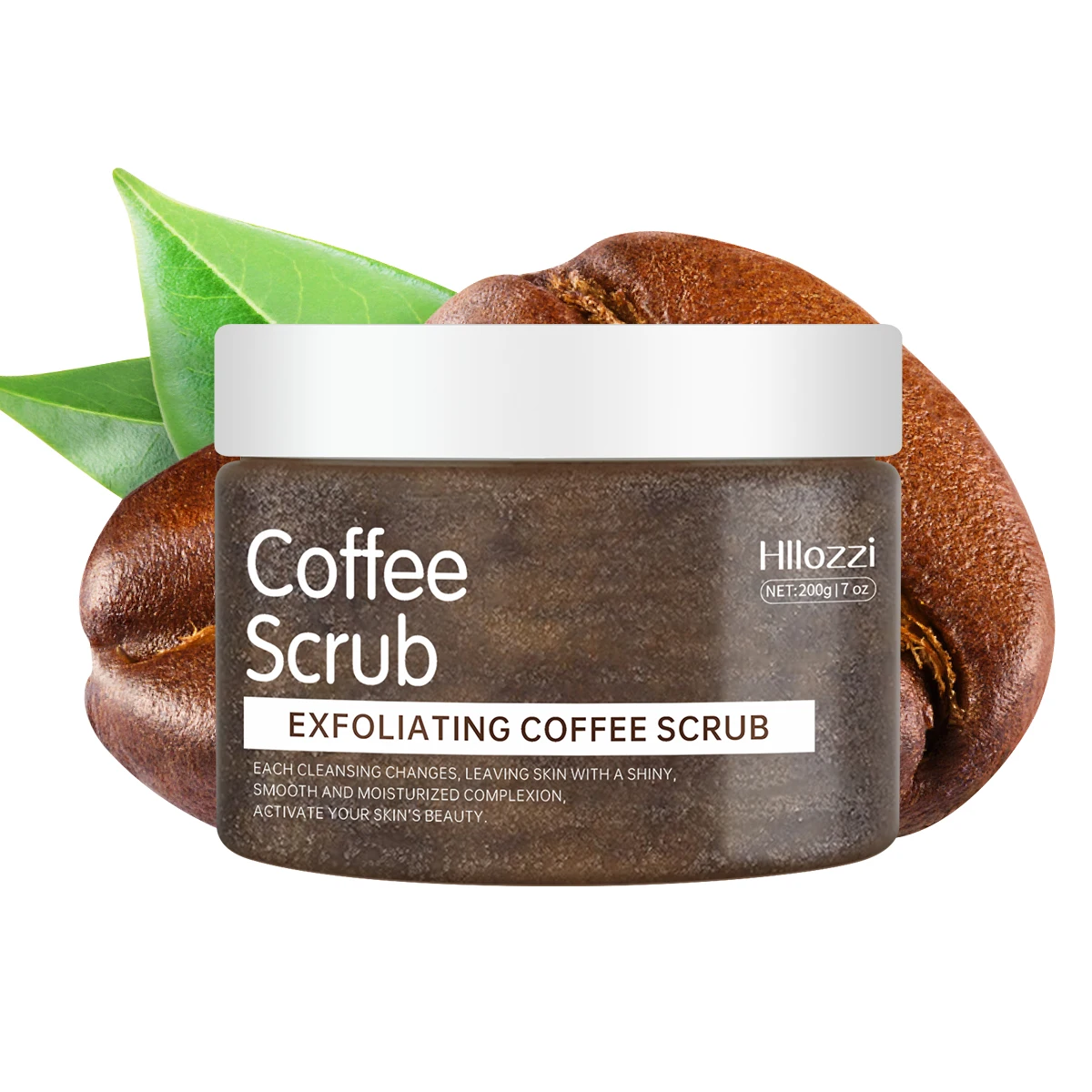 200g Himalaya Zout Body Scrub Exfoliërende Diepe Reiniging Kurkuma Hydraterende Hydraterende Kokosnoot Koffie Gladde Huid