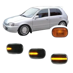 for Toyota Starlet EP91 P90 1996 1997 1998 1999 Sequential LED Side Marker Turn Signal Light Lamp