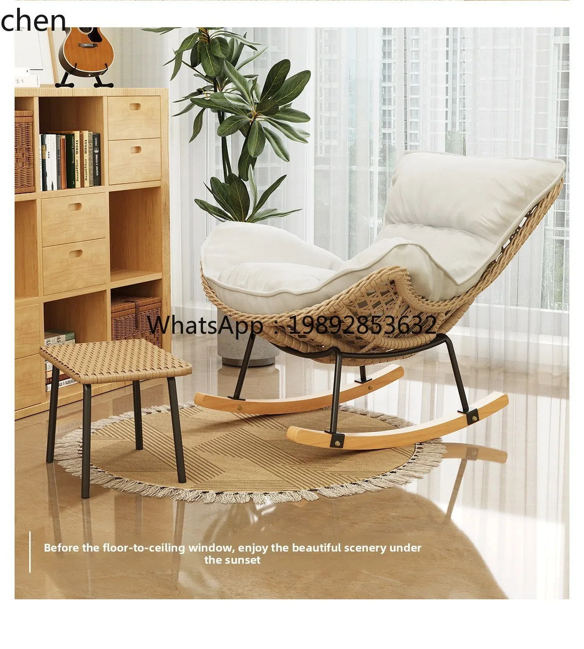 H1 recliner adult sleeping rattan chair bedroom leisure home lazy sofa