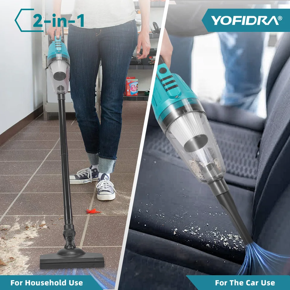 YOFIDRA 12Kpa 電動掃除機コードレス 1500 ワットクリーナー