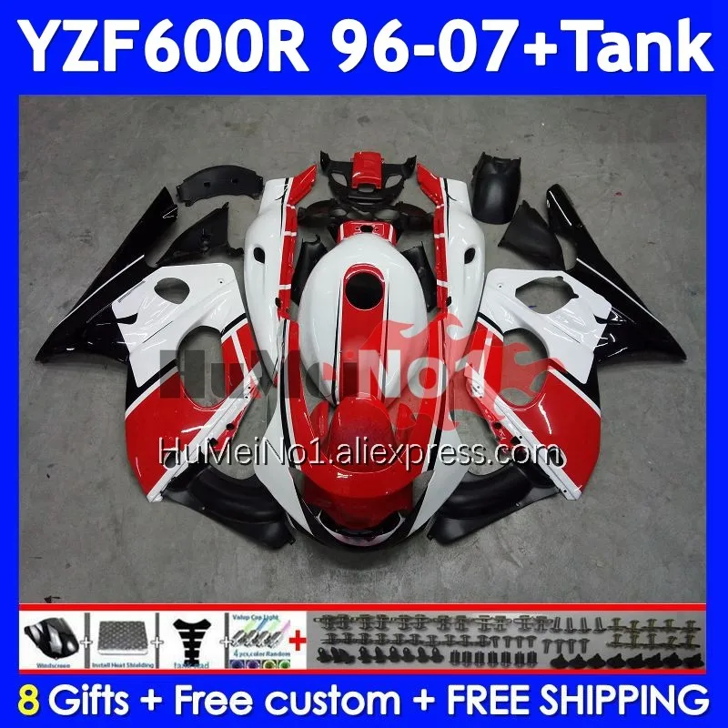 OEM Thundercat For YAMAHA YZF 600R YZF-600R 352No.40 red white YZF600R 96 97 98 99 00 01 2002 2003 2004 2005 2006 2007 Fairing