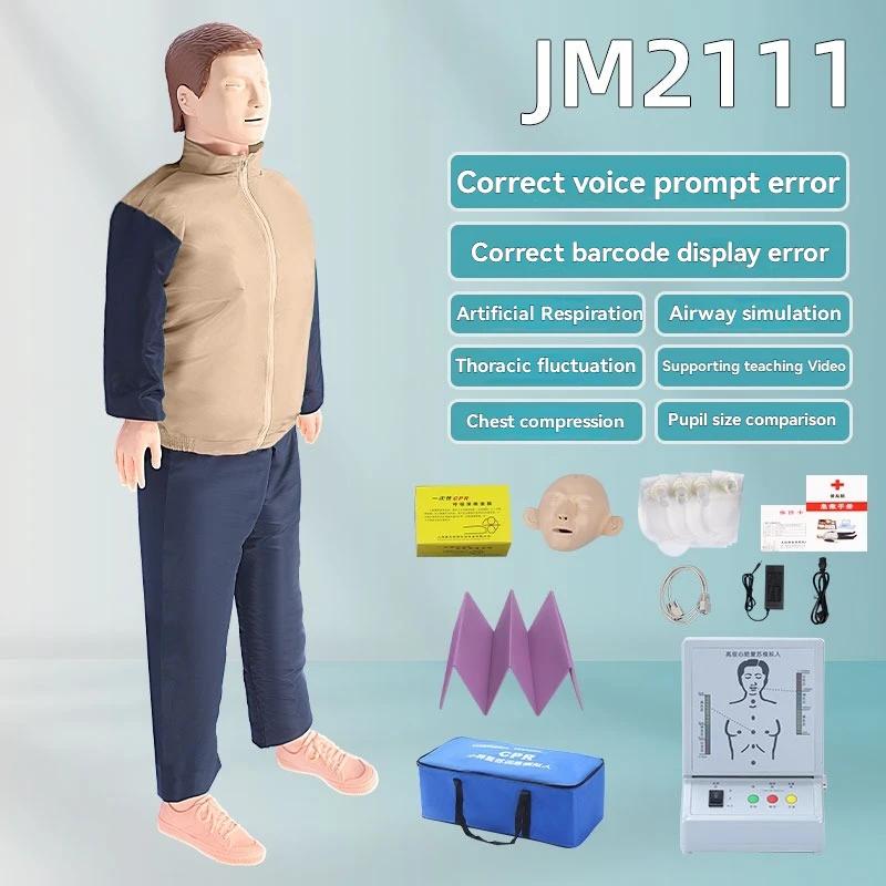 Full body CPR Simulator First Aid Training Manikin CPR Training Dummy/Mannequin Medical Teaching Model JM2111
