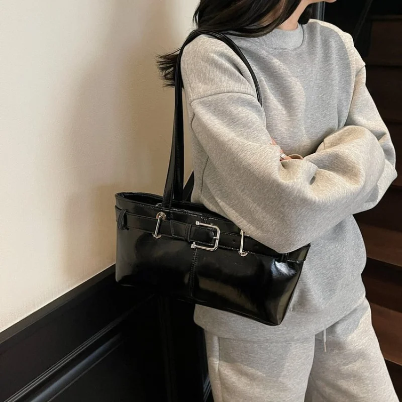 Elegant Designer Leather Crossbody Bag For Women Luxury Brand Shoulder Handbag Ladies Tote Stylish Office Accessory