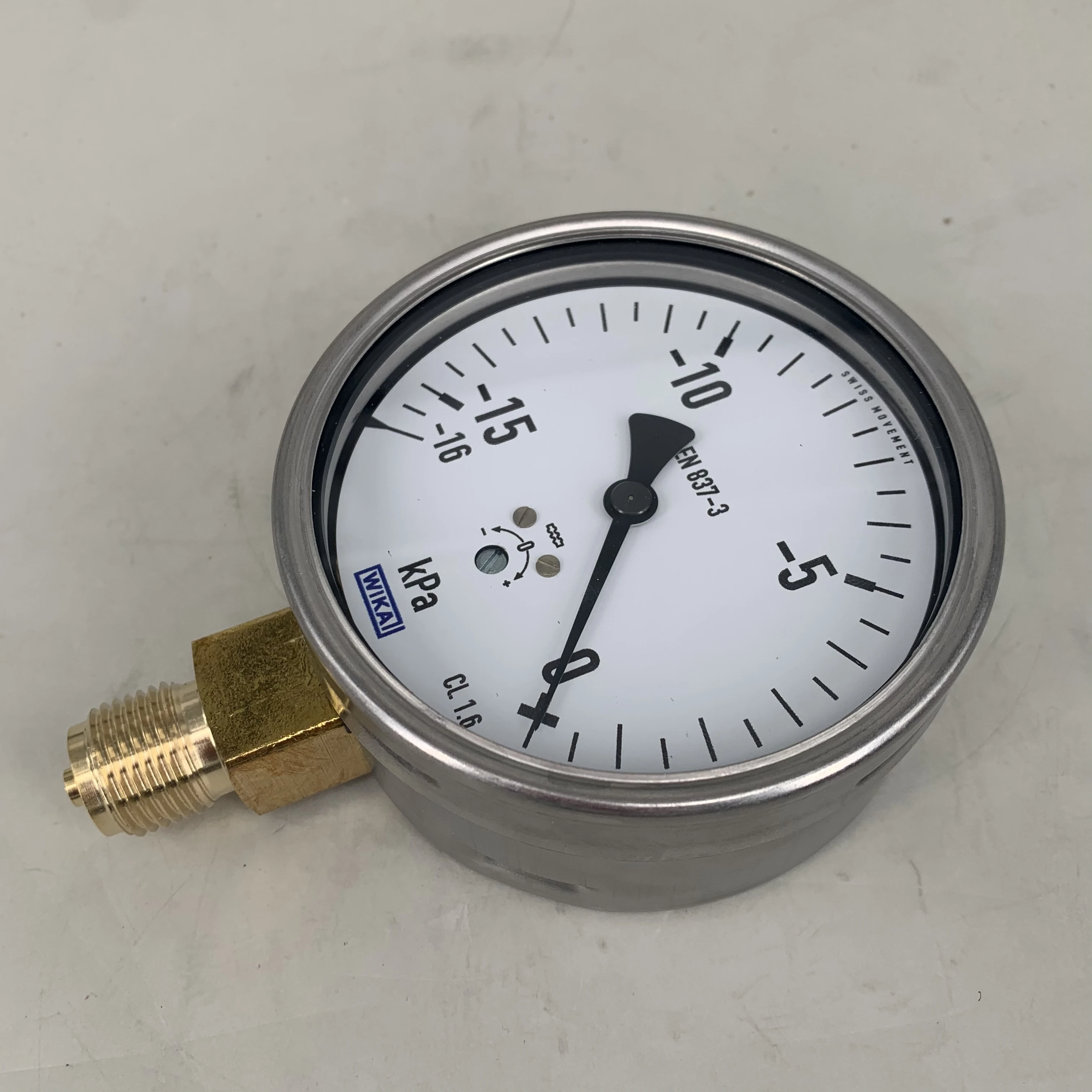 مقياس الضغط ويكا لنماذج صناعة المعالجات 632.50 و633.50 NS 63 100 160 متوافق مع EN 837-3 #3