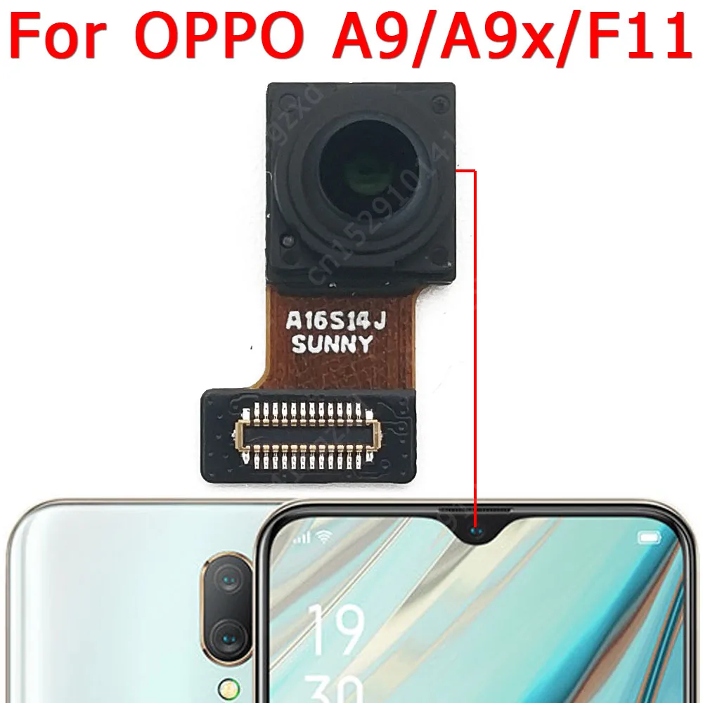 For OPPO F1s F3 F5 F7 F9 F11 Pro Back View Rear Big Front Selfie Camera Module Replacement Spare Parts Flex Cable