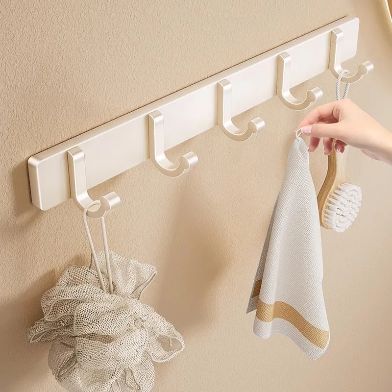 Adhesive Hooks Strong Suction Cup Holder with Plastic Hooks For Glass Window Home Kitchen Bathroom Wall Hook Hanger