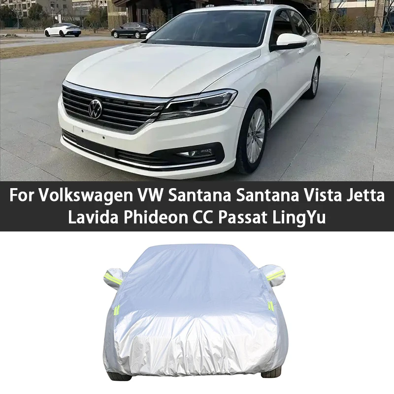 

Car Cover Waterproof Dustproof Covers For Volkswagen VW Santana Jetta Lavida Phideon CC Passat LingYu Santana Vista