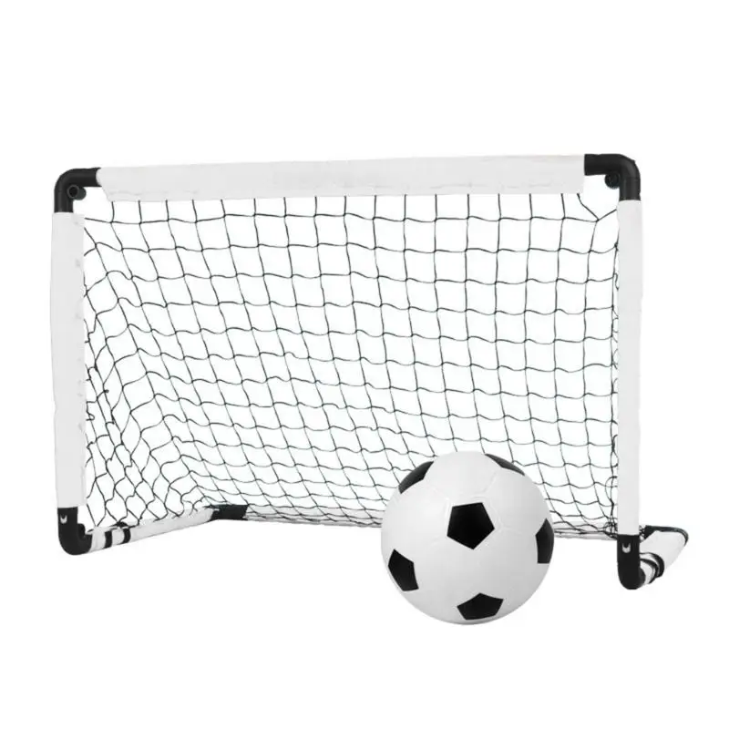 Foldable Football Goals Mini Soccer Ball Net Portable Soccer Goal Practice Soccer Net Football Outdoor Training Net GXMF