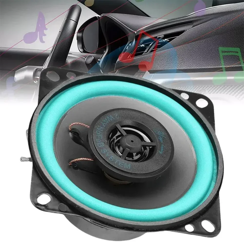 4/5/6.5 Inch 100W 2-Way Car HIFI Coaxial Speaker Quality Music Door Full High Range Stereo Speaker Audio Tweeter Mid-wo