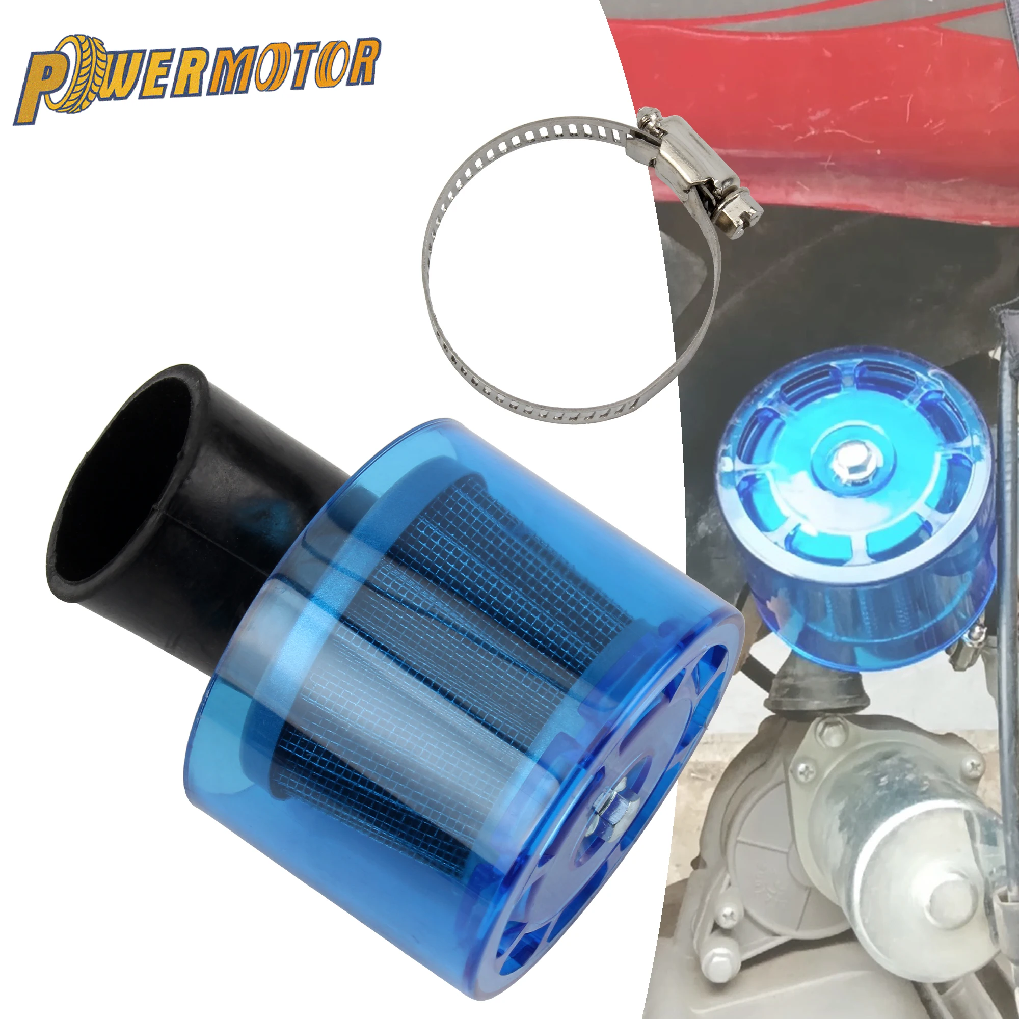 

Motorcycle 35 38 43mm Angled Air Intake Cleaner For 125cc 250cc Pit Dirt Bike Universal Air Filter Replacement Accessories