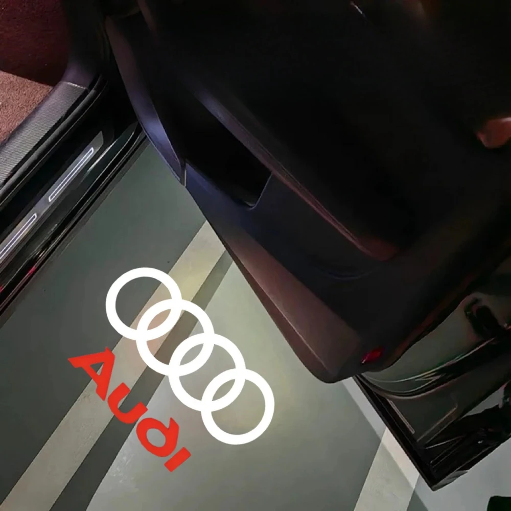 Auto-LED-Türprojektorlampe Willkommenslicht für Audi A3 A4 B8 8P 8V A6 C7 A5 Q5 B7 B6 B9 SLINE QUATTRO RS SQ5 Q3 Q7 S3 S4 S5 Q5