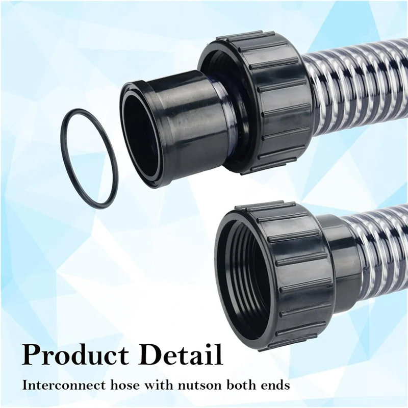 لمضخة حوض السباحة Pentair Sand Dollar وSta-Rite Cristal-Flo II المتوافقة مع 155710 لاستبدال خرطوم الفلتر-AA25