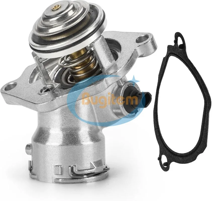 

Upgrade Aluminium Thermostat Housing Assembly W/Sensor 2722000115 2722000415 For Mercedes-Benz C230 C250 C280 C350 E280 E300