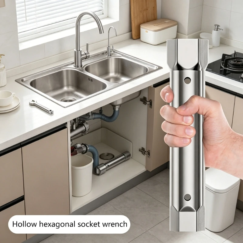 2Pcs Faucet Valves Socket Wrench 24/29Mm,34/40Mm Double-Ended Spanner For Kitchen And Bathroom best sale