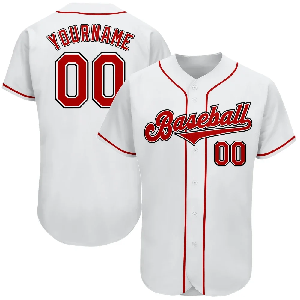 

Custom Baseball Jersey Couples Line Shirts Personalized DIY Printed Name for Men Women