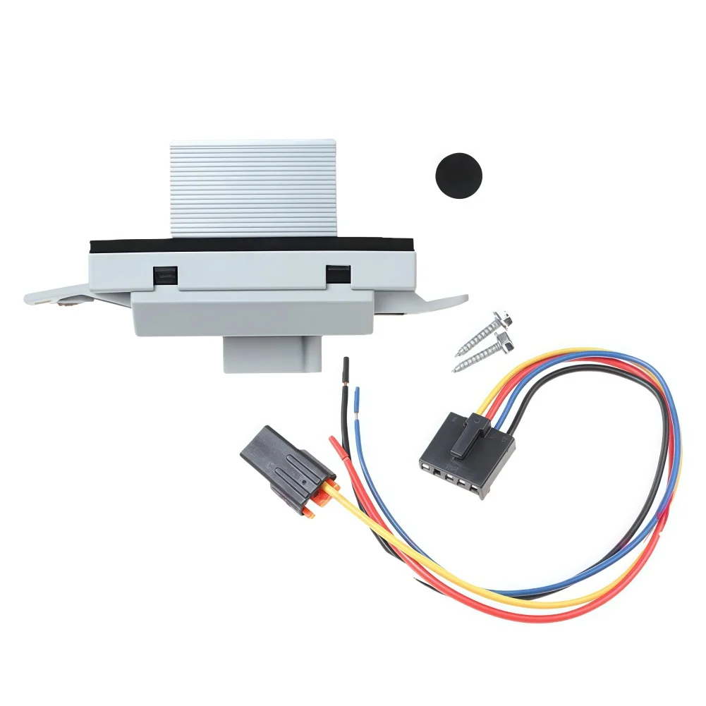 A/C Blower Motor Resistor Kit 15-81773, 1581773 For Chevrolet For Silverado 1500 1500HD 2500 2500HD 3500 For Trailblazer