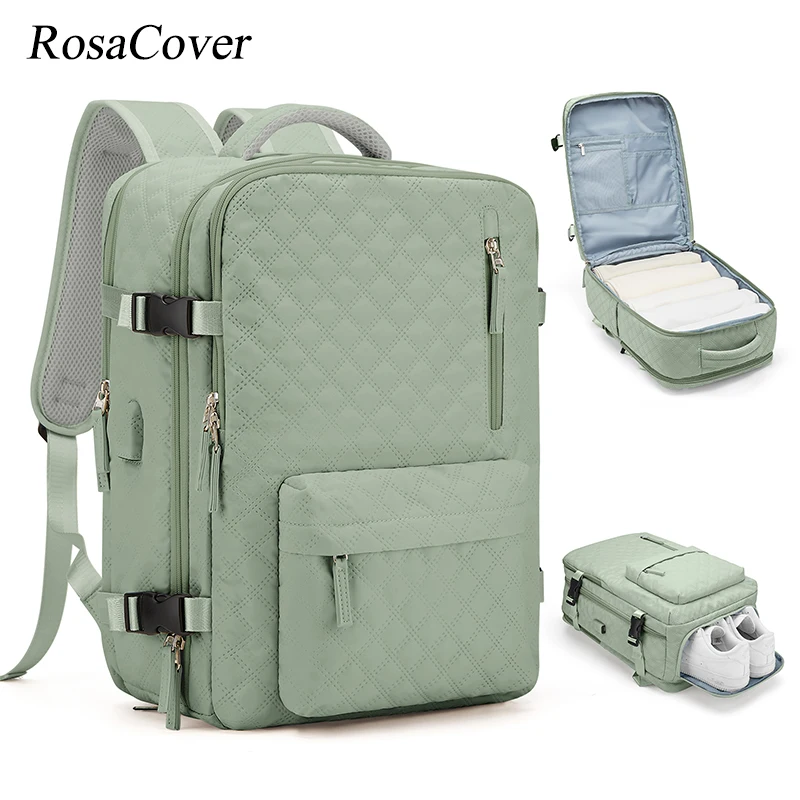 

Women Travel Backpack Airplane Large Capacity Multi-Function Luggage Lightweight Waterproof Women's Casual Bag Mochilas Bagpacks