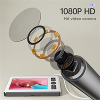 N84R Digital Otoscope With 3.5Mm Ear Scope Camera With 6 Lights 1080P 4.3 INCH IPS Ear Wax Removal Tool