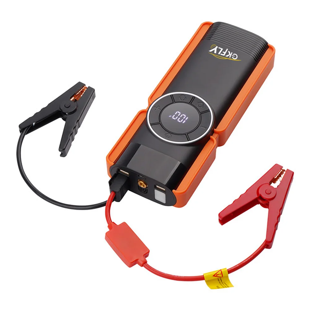 GKFLY 4000A Auto-Starthilfe, hohe Leistung, 69,6 Wh, Powerbank, Notstartgerät, tragbare Autobatterie-Booster, Busters – Detail 25