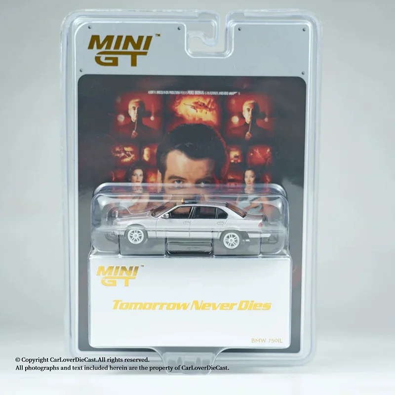 

MINIGT 1:64 Scale 750IL 007 Alloy Car Model Collection Display Toy Gifts Souvenir