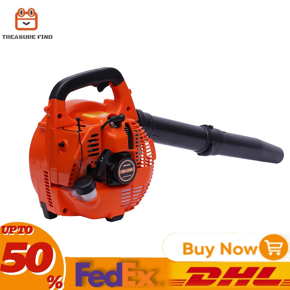 

Gas Powered Leaf Blower Handheld Gas Blower 4.59ft³/h 25.4cc 2-Stroke