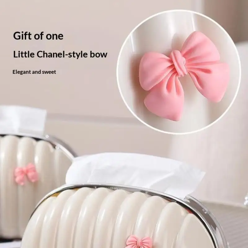 1Pcs With Spring Inside Tissue Box New Napkin Irregular Cloud Shape Tissue Storage Box Home Living Room Cute Paper Box Holder