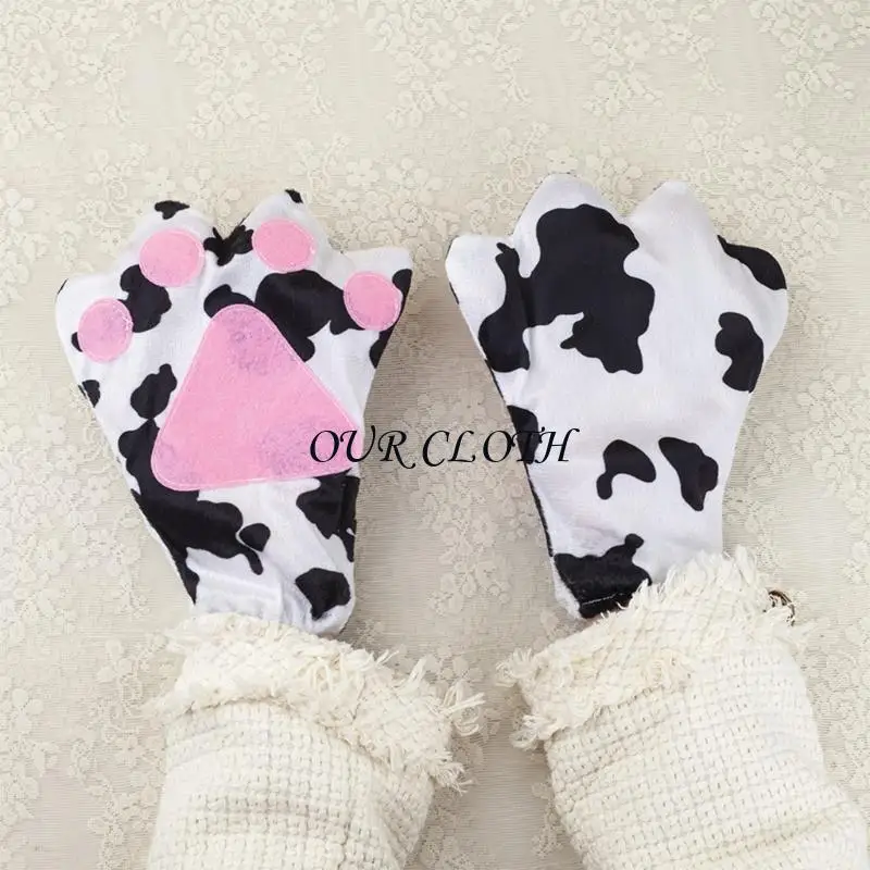 Kitten Claws Gloves Costume Animal Akcesoria na Halloweenowe przyjęcia świąteczne Y1AC