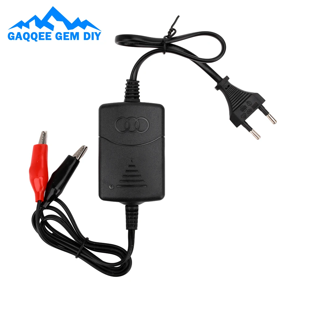 EU Plug/US Plug 12V Lead-acid Battery Charger Electric Vehicle Battery Charger Power Adapter Module for Car Motorcycle