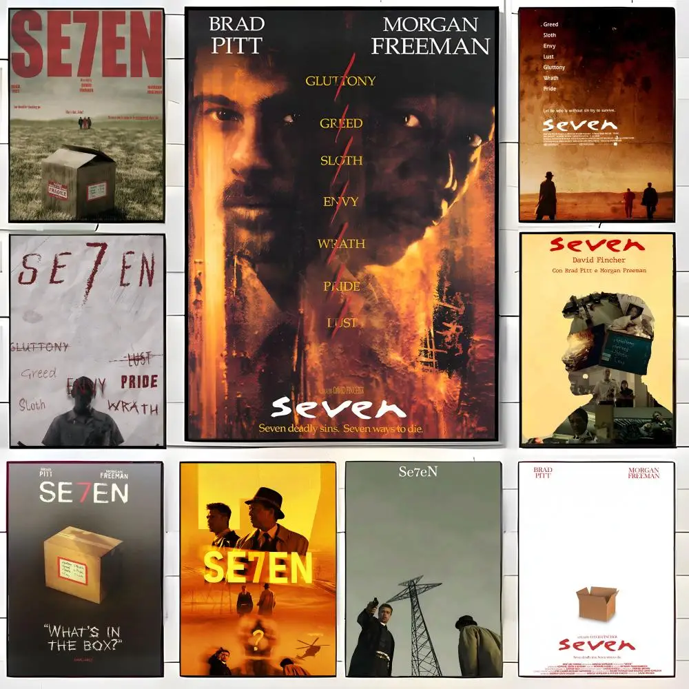 Movies S-Seven Poster Wall art print art suitable for living room bedroom bar parlor home decor gift
