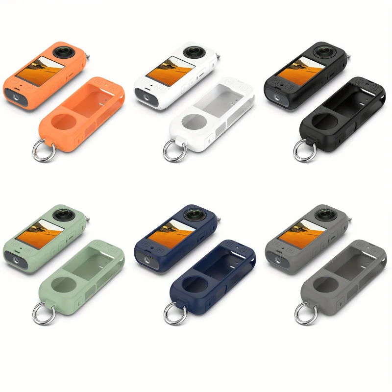 Protective Storage Case for Insta360 X5/X4 Soft Anti-Collision Portable Compact Cover Durable Shell for Travelers Vloggers