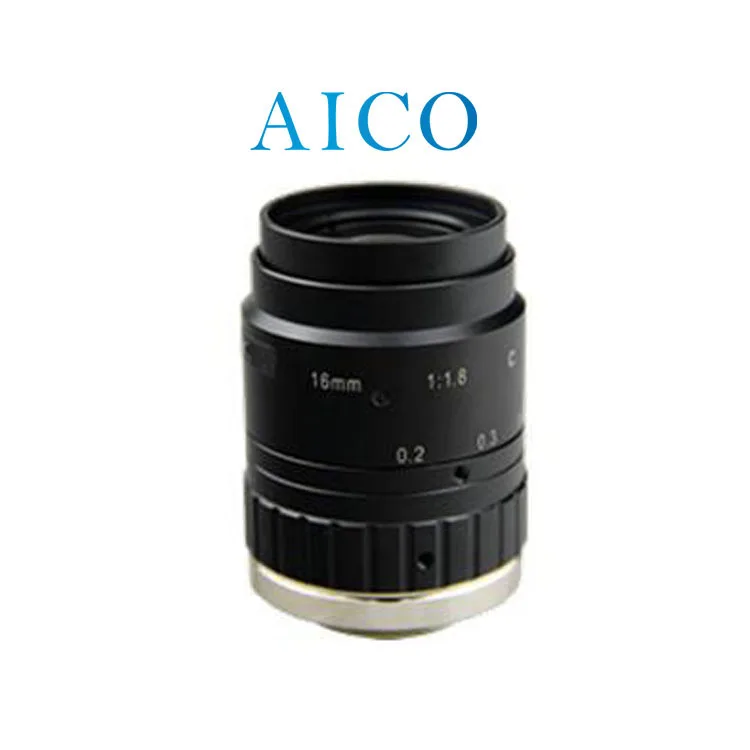 

10mp 2/3" Image Sensor 16 mm F1.8~F22 Manual Iris 16mm 4k 10megapixel Low Distortion c Mount Industrial Vision Fa Cctv Lens