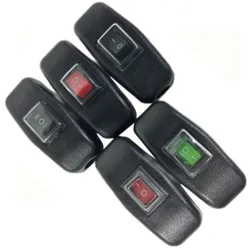 1pcs Waterproof 10A Online ON OFF Push Button Switch Led Light Wiring Electric Switch 2gang 3gang Rocker Switch 12/24V 250V 125V