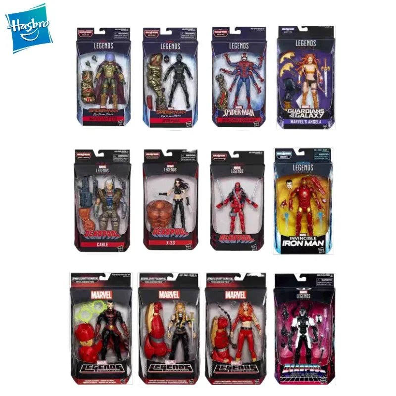 new-original-hasbro-marvel-legends-series-spider-black-widow-thing-x-23-mysterio-deadpool-action-figure-model-toys