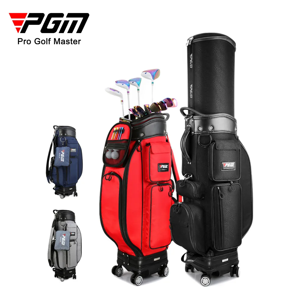 PGM Unisex Golf Telescopic Ball Package Adult Aviation Clubs Bag Nylon with Rain Cover QB061 Wholesale