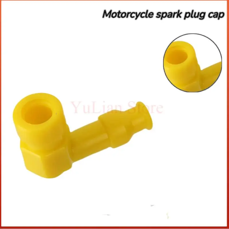 Spark Plug Cap Boot Yellow Silicone Waterproof Non Resistor Unisersal Caps Easy Installs for Motorcycle Dirt Drop Shipping Hot