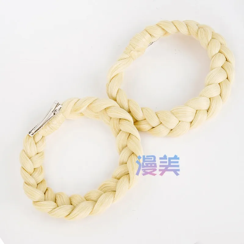 لعبة جينشين إمباكت جاهودا شعر مستعار كوسبلاي شعر صناعي فاتح ذهبي مقاوم للنساء لحفلات الهالوين أنيمي رولبيلاي