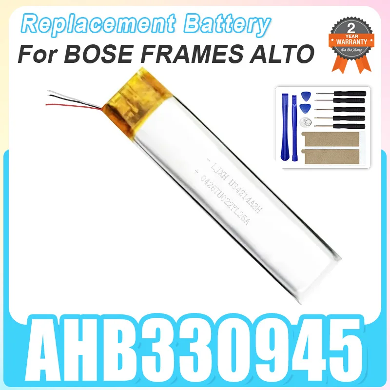 Nueva batería de repuesto para BOSE FRAMES ALTO AHB330945 110mAh accesorios para gafas de Audio inteligentes