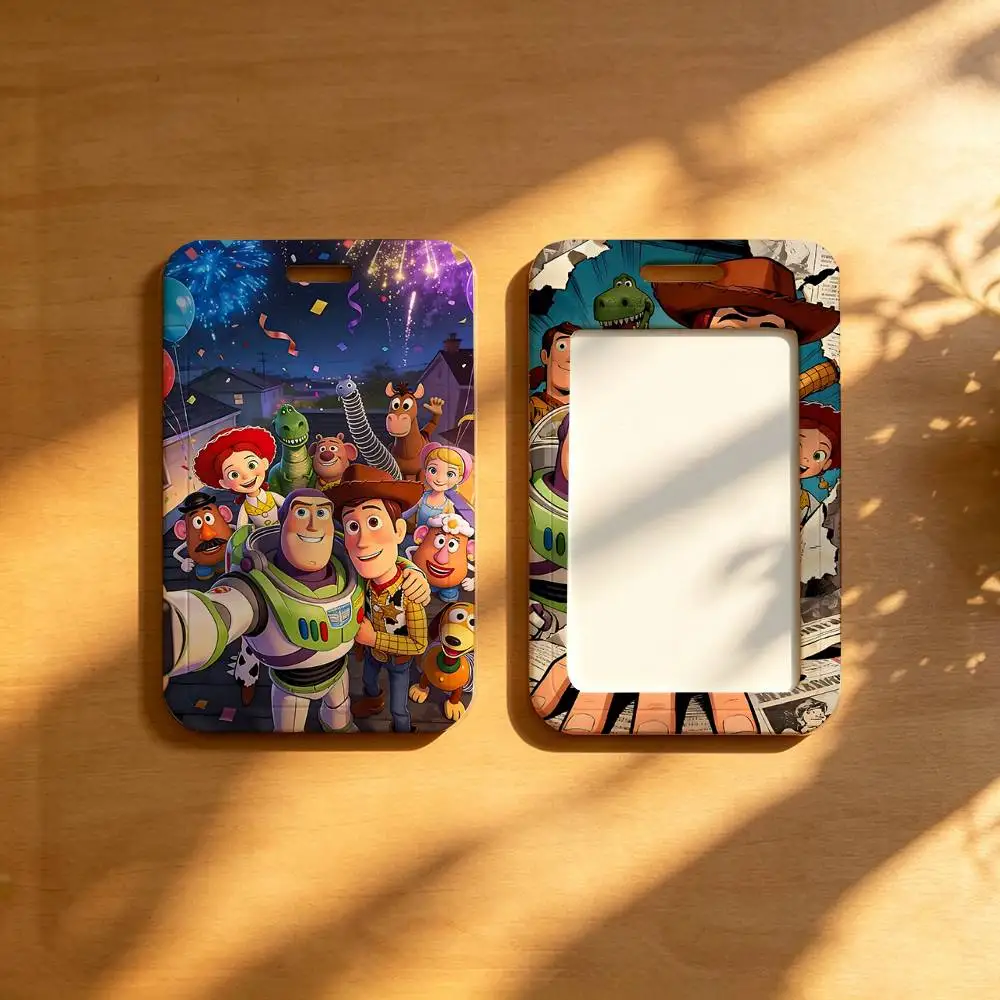 Classic-T-toy-StoryS NFC Contactless Sliding Card Sleeve For Student Cards, Bus Cards, ID Cards, And Work Permits