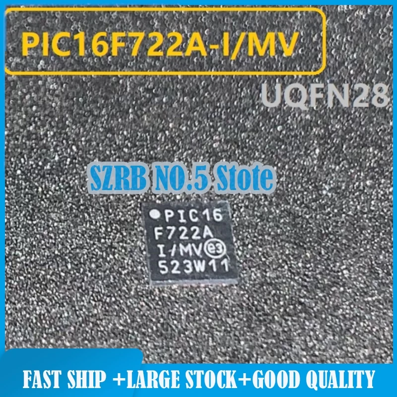 2pcs/lot PIC16F722A-I/MV UQFN28 chips Electronic components