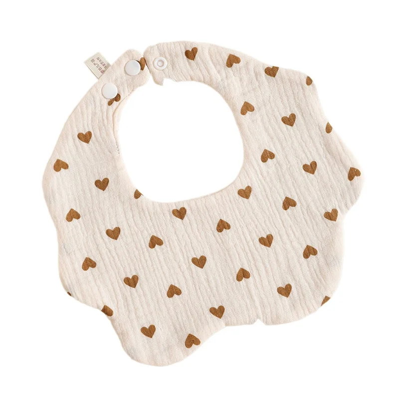 [Strikte selectie] Zeslaags gaas-bloemblaadje slabbetje Puur katoen Speekselhanddoek Pasgeboren slabbetje Baby Anti-spugen Melkhanddoek Katoen