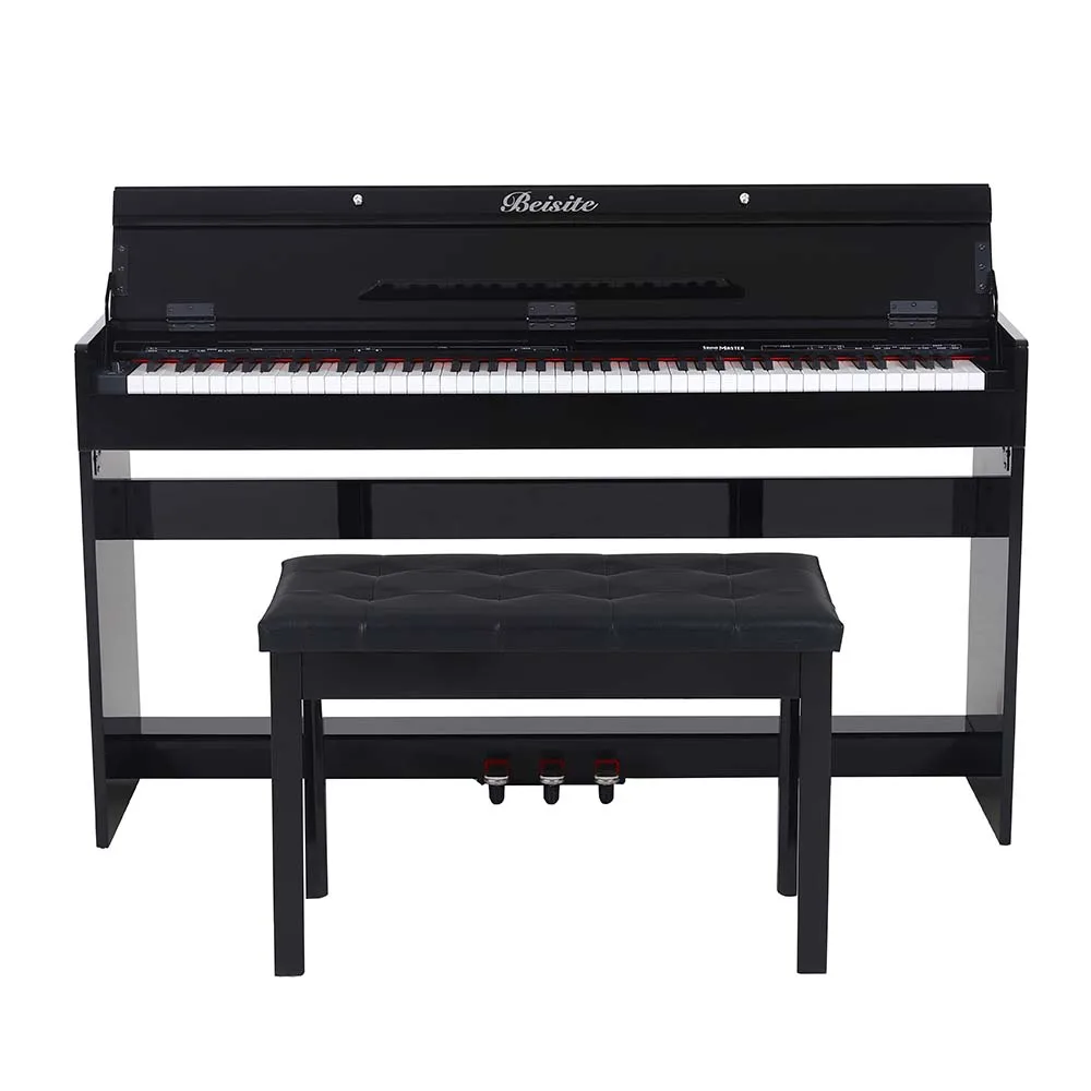 Beisite 88 Keys Dynamics Keyboard Electronic Digital Piano Electric Organ MIDI Music Keyboard Instrument China Factory